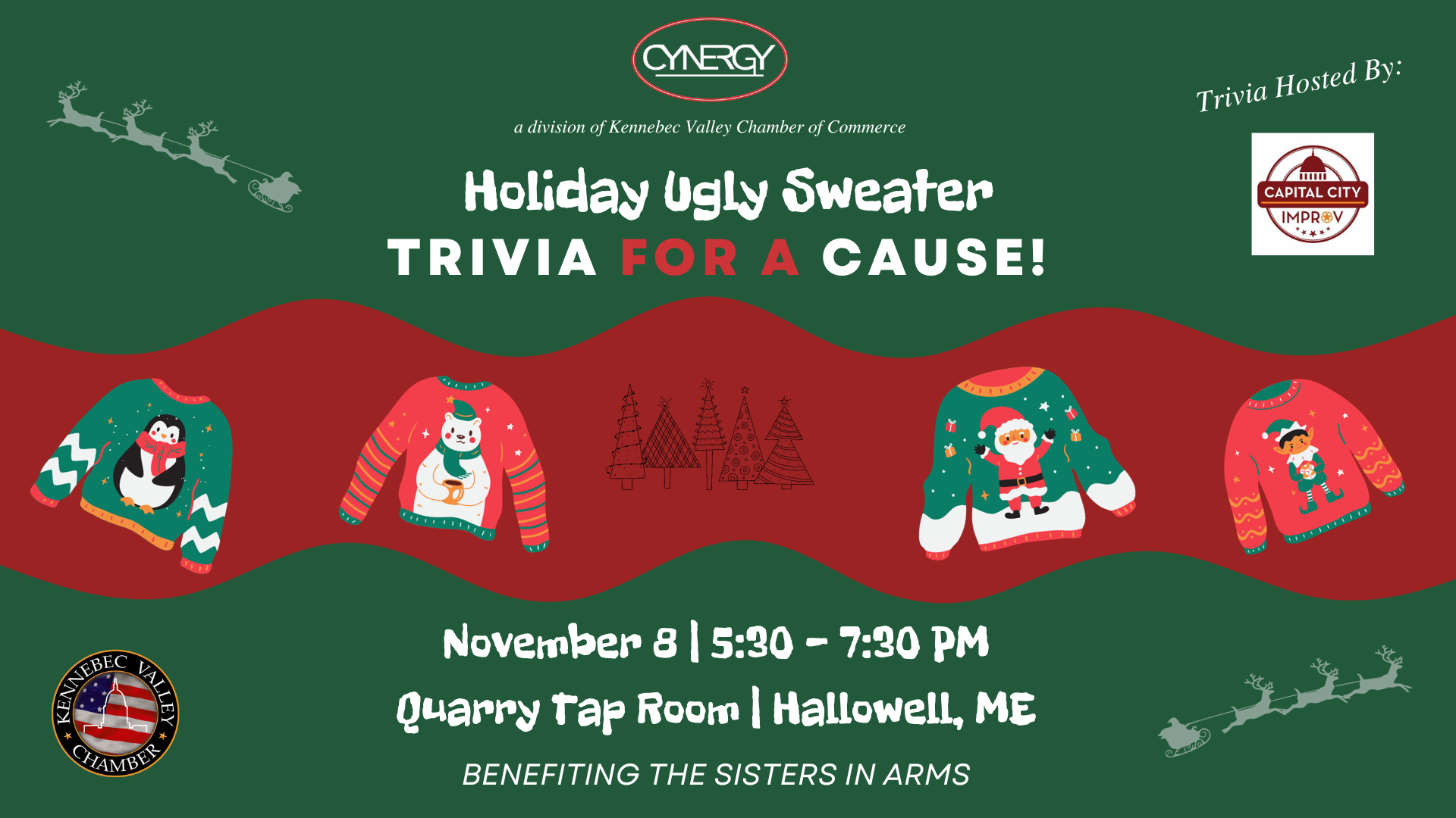 Holiday Ugly Sweater CYNERGY Trivia